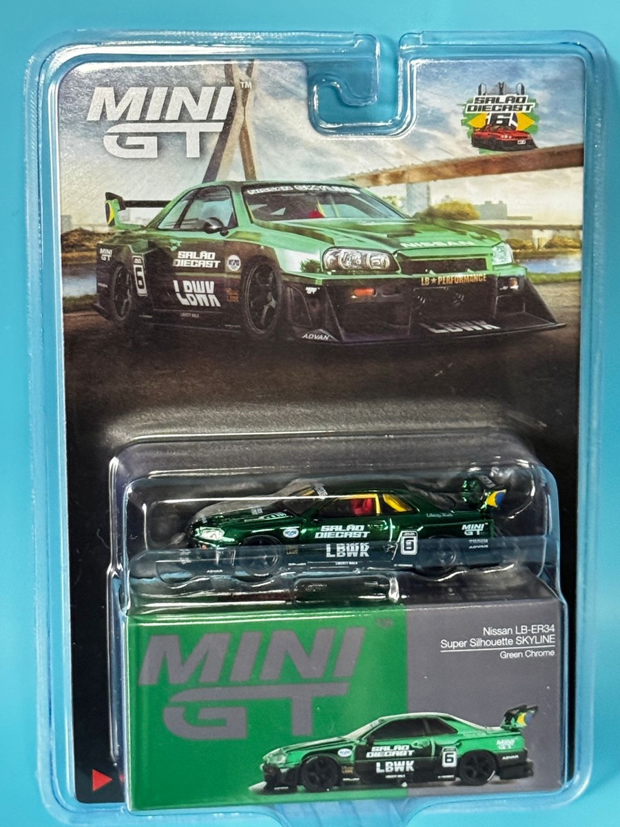 MINI GT NISSAN SKYLINE LB-ER34 AND SKYLINE GTR R34 BRAZIL