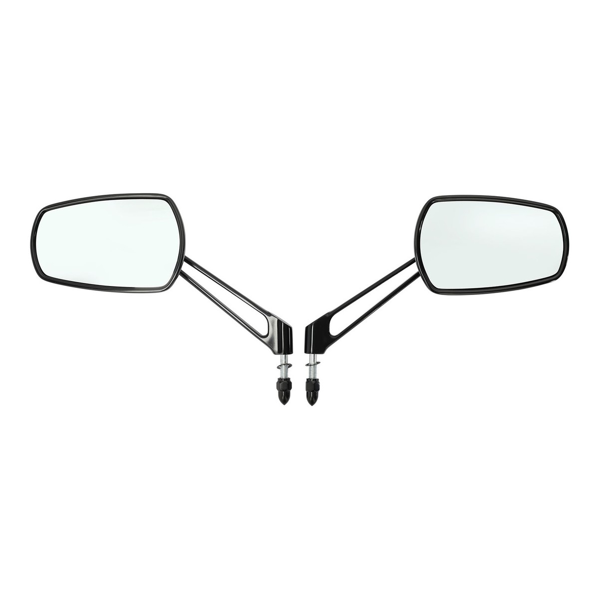 Vivid Black Rear View Mirrors Fit For Harley CVO Road Glide ST