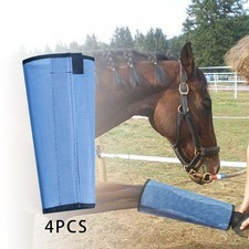 4x jambières anti-mouches pour chevaux protège-jambes accessoires équestres