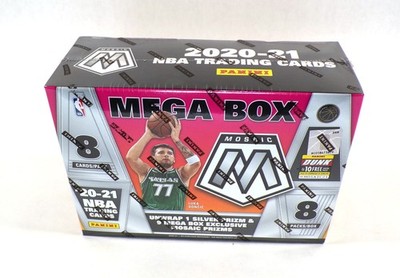 2020-21 Panini Mosaic Basketball Target Mega Box Sealed (8 Packs)