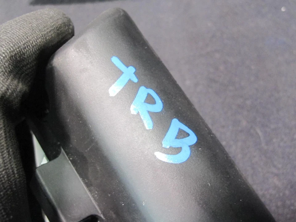 01-06 BMW E46 330ci CONV TABLERO GUANTERA COMPARTIMENTO DE ALMACENAMIENTO TAPA PUERTA BEIGE OEM Foto 2 de 4