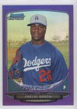 2013 Bowman Chrome Prospects Purple Refractor 12/199 Onelki Garcia #BCP118 0l2