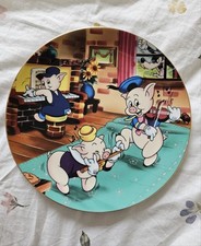 Disney Cartoon Classics Three Little Pigs 1933 Kenleys LTD Plate