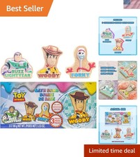 3-Pack of Toy Story Bath Bombs - Berry Scented Fizz for Kids - Exciting Bathtime