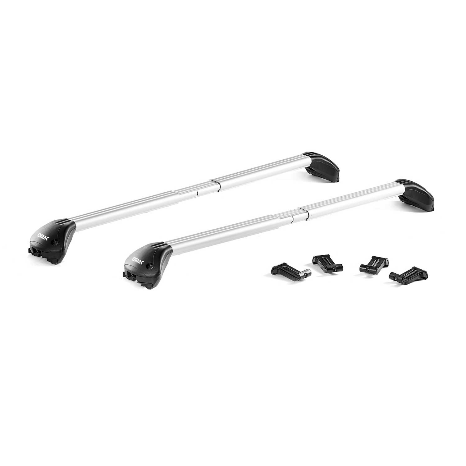 Barres de toit transversales pour Skoda Karoq 2017-2026 en alu gris robuste