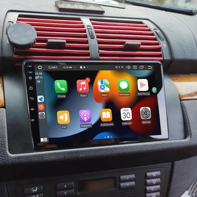 Für BMW X5 E53 2000-2007 Android 15 Apple Carplay Autoradio GPS NAVI BT SWC WIFI