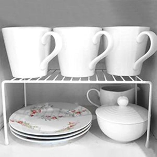 Kitchen Cabinet Wire Shelf Organizer/Ra - Sturdy Metal Shelf - Picture 17 of 36