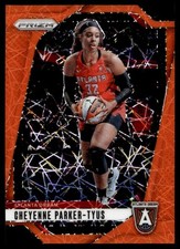 2024 Panini Prizm WNBA #114 Cheyenne Parker-Tyus Ice Orange Prizms