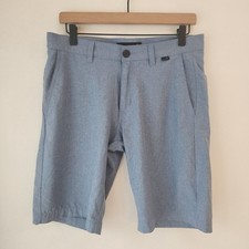 Travis Matthew Blue Chino Shorts Golfing Business Casual Performance Wear 32