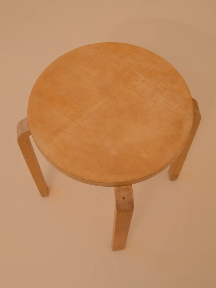 Ikea Frosta Wooden Stool Bent Plywood Side Table Plant Stand Artek Style - Image 3 of 4