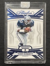 2023 Panini Flawless Legends Tony Dorsett #79 Sapphire 1/15
