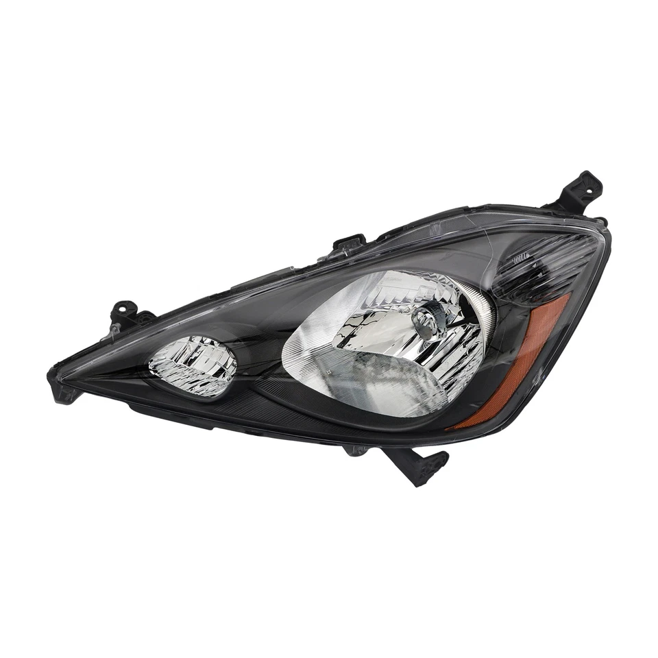 Headlight Assembly Projector For Honda Fit 2009-2014 Driver/L Clear Lens Halogen - Image 2 of 4