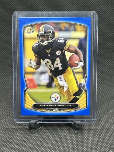 2014 Bowman Blue Antonio Brown #45 Steelers /99
