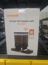 Oneisall Automatic Cat Feeder For 2 Cats 20 cups/5L, Automatic Food Dispenser