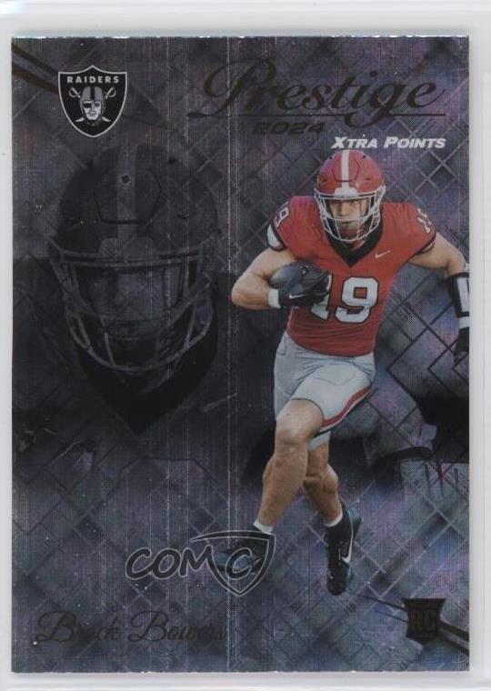 2024 Panini Prestige Rookies Xtra Points Diamond Brock Bowers #305 1c20
