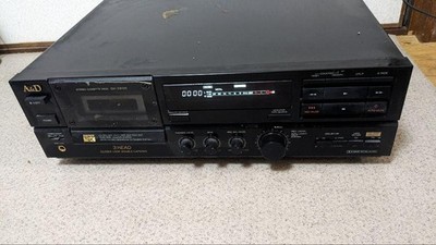 【通電OK】赤井電機株式会社 A&Dステレオカセットデッキ GX-Z6100 Gx-Z6100 Stereo Cassette Deck A&D Power Confirmed Vintage Audio