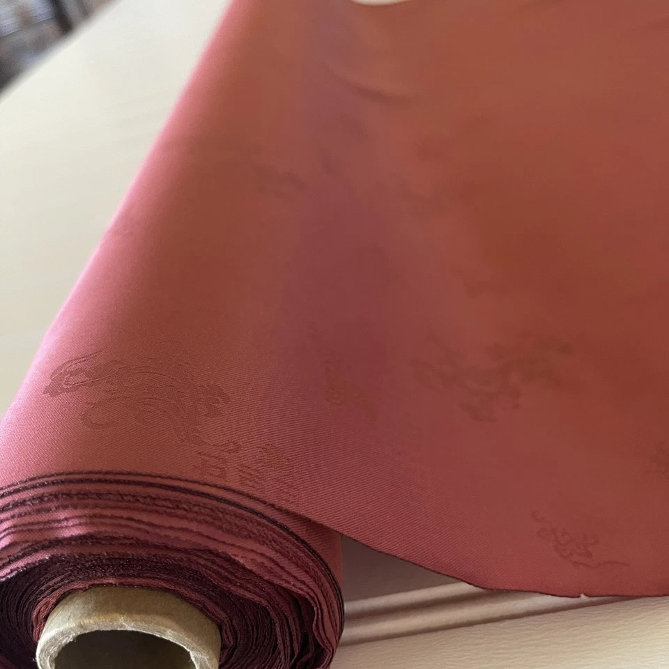 SILK MAROON FABRIC 4 Yards x 22 Inches Wide or 144 Inches x 22 Wide - Image 3 of 4