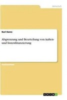 Nuri Hamo | Abgrenzung Und Beurteilung Von AußEn- Und Innenfinanzierung | Buch