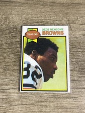Topps 1979 #308 Ozzie Newsome Rookie Football Card. rookie card picture