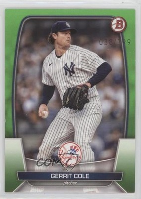 2023 Bowman Neon Green 38/399 Gerrit Cole #83 bn5