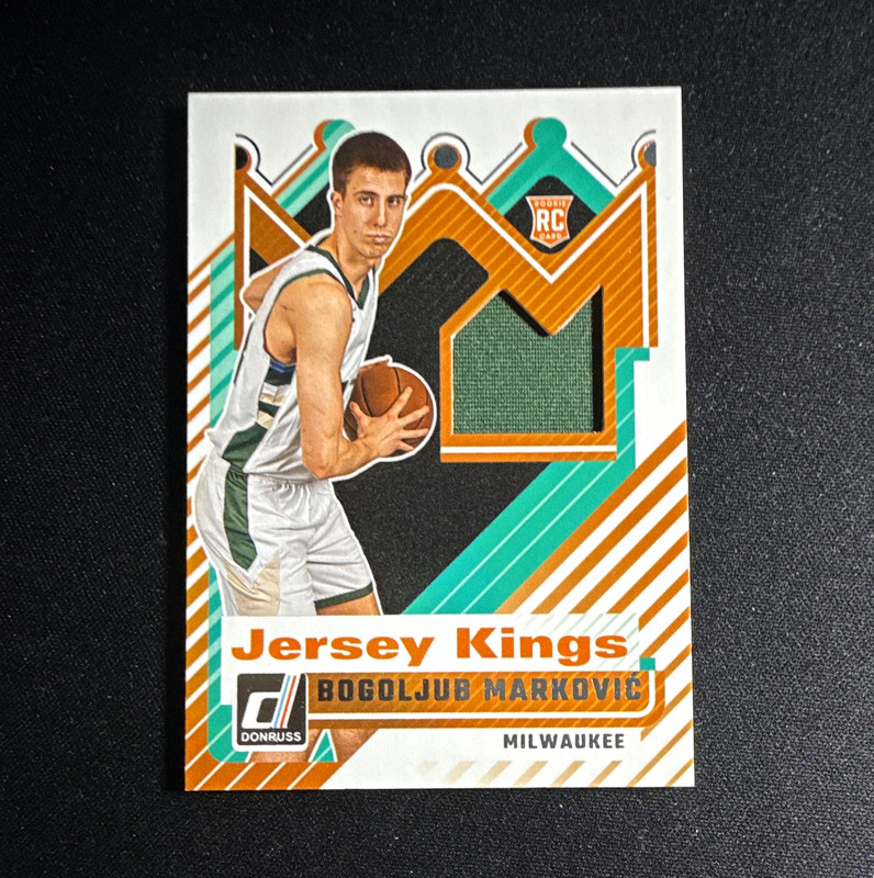 2025-26 Donruss JKBMB Jersey Kings Bogoljub Markovic RC Rookie Patch