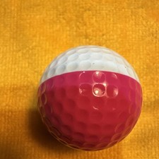 RARE Vintage Ping Promo PINK/WHITE Golf Ball No Number