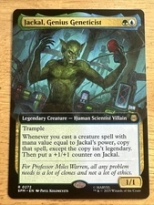 Jackal, Genius Geneticist - Extended Art - SPM - MTG - EN - NM - 0272