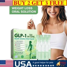 GLP-1 Six-in-One Health Solution Oral Liquld,one Bottle to Target It All~