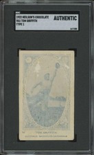 1922 NEILSON'S CHOCOLATE TOMMY GRIFFITH 58 FAIR V61 TYPE 1 SGC A BROOKLYN ROBINS