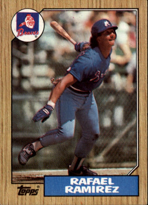 1987 Topps #76 Rafael Ramirez - BB