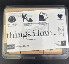 Stampin’ Up! Things I Love 116229 Rubber Cling Stamp