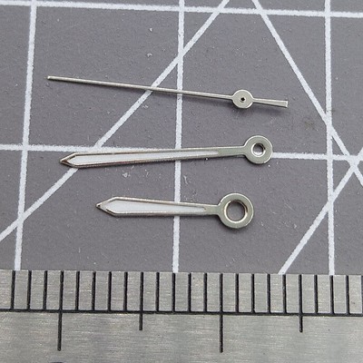 Arrow Shape Silver Trim 13mm Watch Hands for Miyota 2315 2035 2036 2115 2305