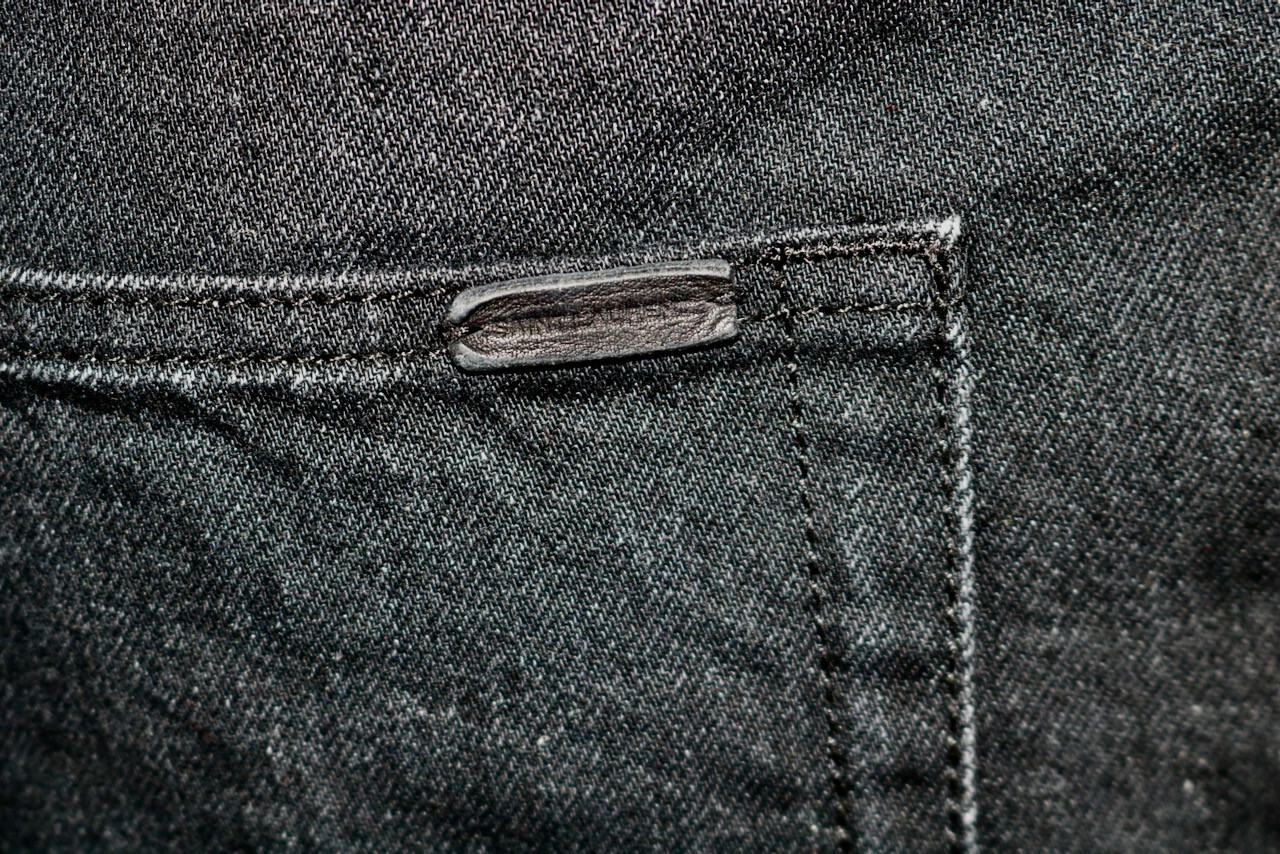 Jeans denim SAINT LAURENT nero skinny D18 33 YSL