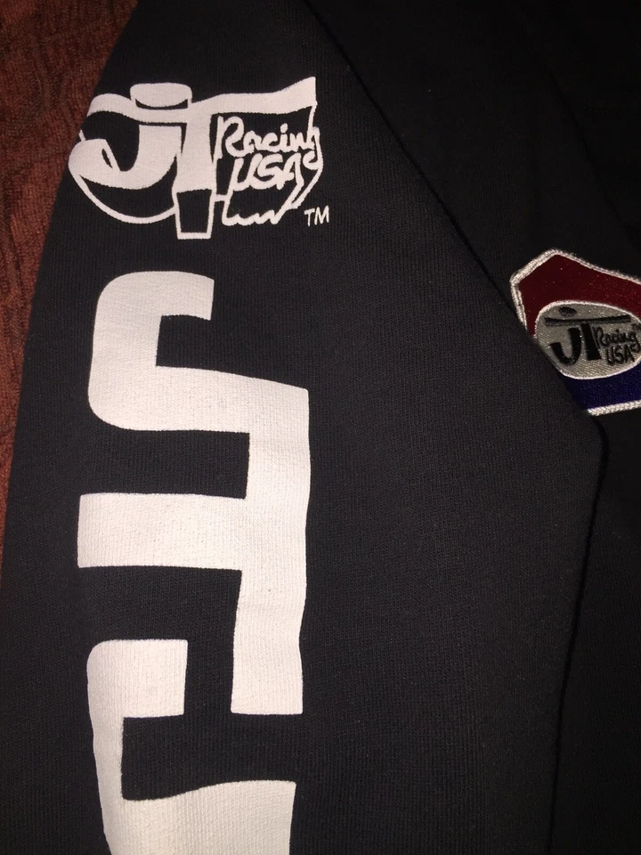 JT Racing EE. UU. 2012 Vintage Nuevo de Lote Antiguo Chaqueta con Capucha Honda Xlarge Foto 3 de 4