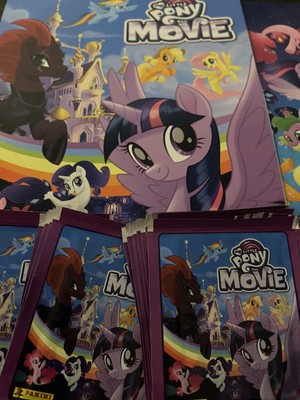 50 Panini My Little Pony Sticker Packs The Movie + Sticker Album (250 Stickers)