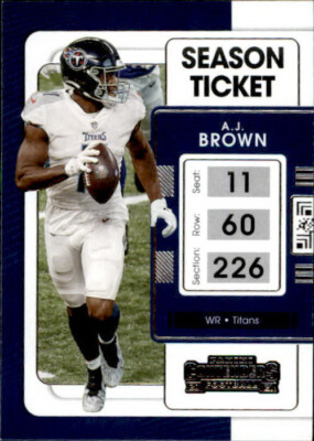 2021 Panini Contenders AJ Brown #96
