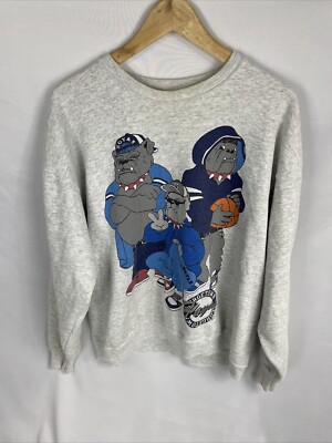 Vintage Georgetown Hoyas With An Attitude Pullover Women s Size XL