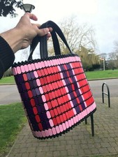 HandMade Wooden Beaded HandBags - Matching Colours