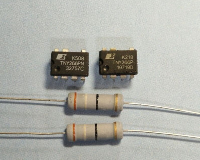 2 x TNY266Pn + 2 x Widerstand 39 Ohm, Reparatur für Trockner + Waschmaschinen