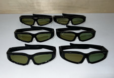 Lot of 6 LG 3D Glasses Lot AG-S110 AGS110 3D Active Shutter Glasses USB