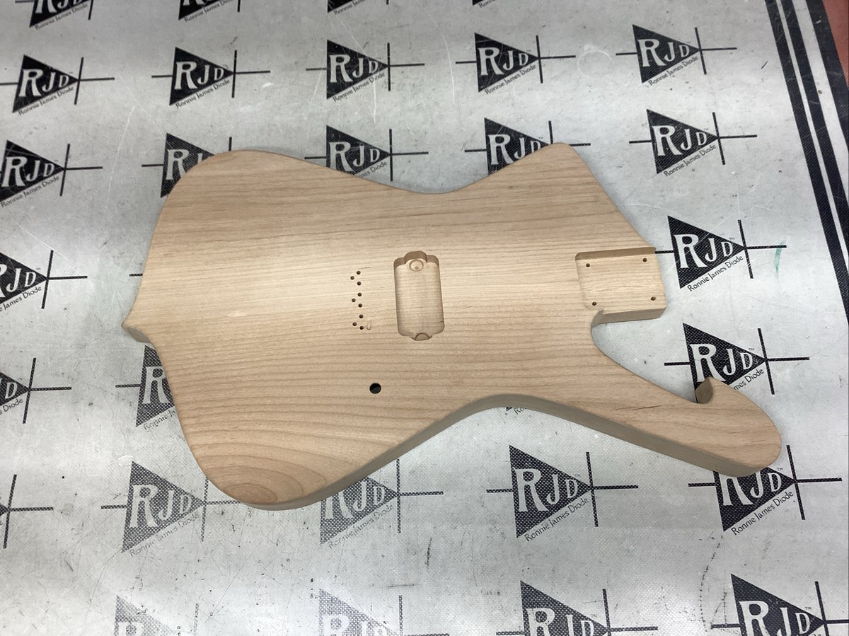Custom Iceman Style Electric Guitar Body Alder Hardtail | eBay