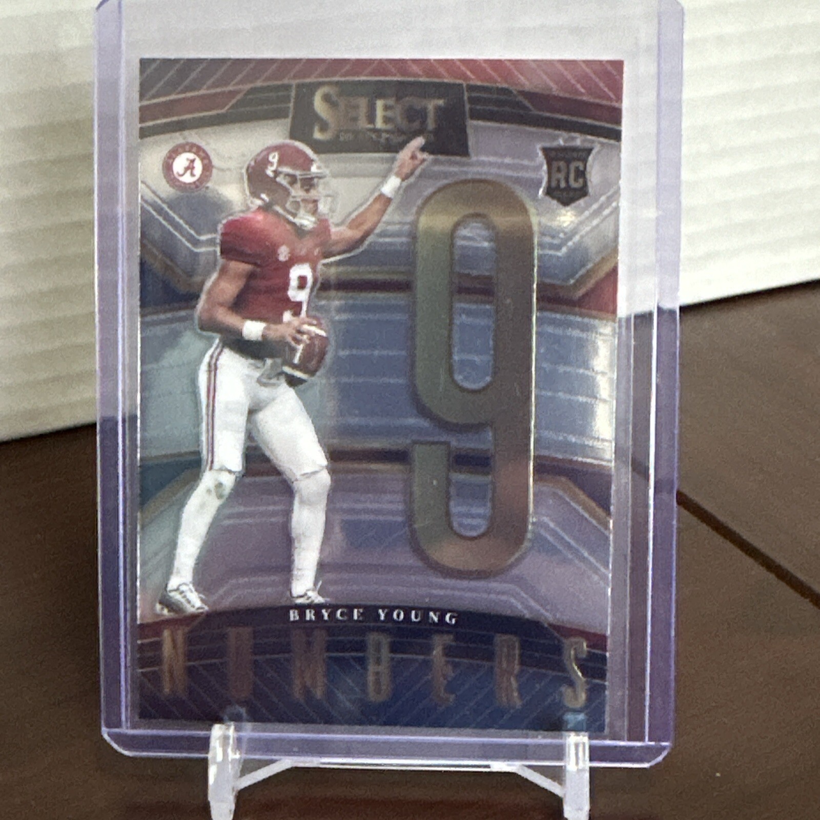 Bryce Young 2023 Select Draft Picks Select Numbers Rookie RC Card #SN-BY