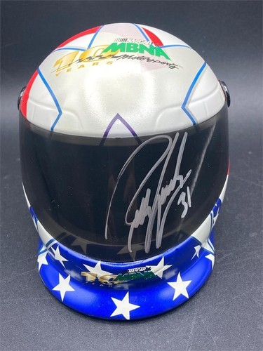 Casco autógrafo firmado por Robby Gordon 1:3 MBNA - Imagen 3 de 8