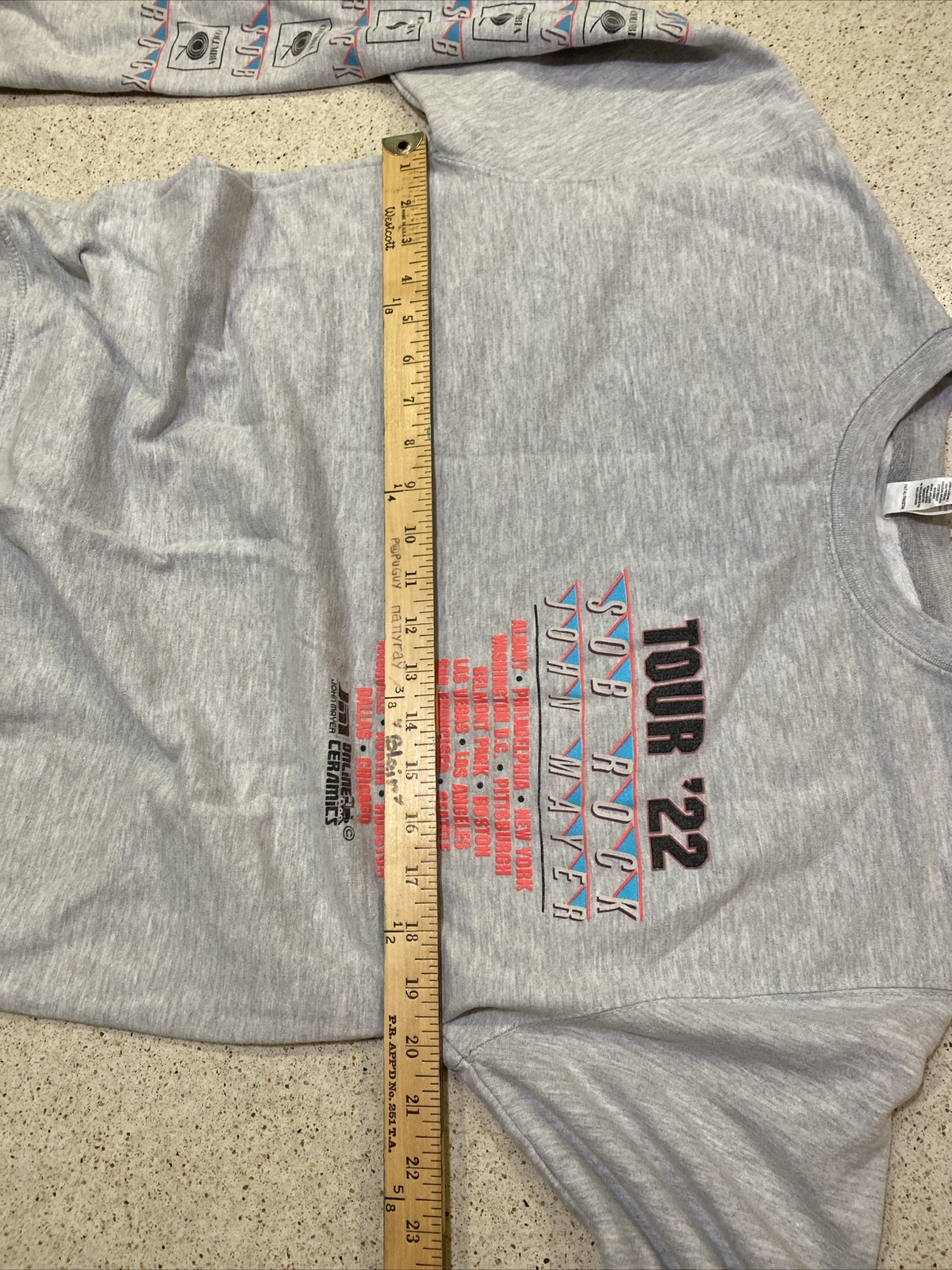 John Mayer Sob Rock authentic light gray music co… - image 5