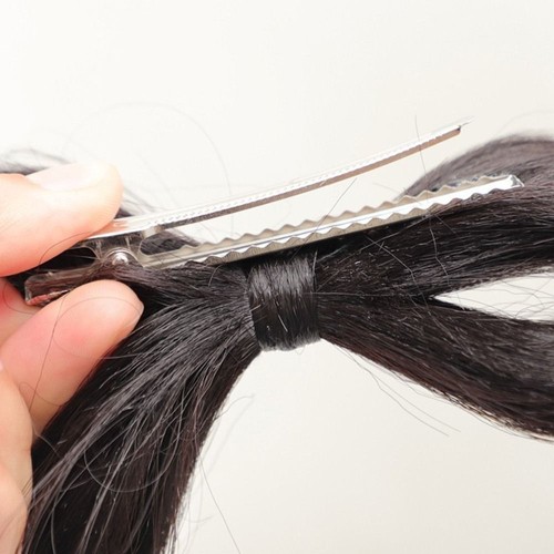 Perruque en soie haute température synthétique coiffe épingles officiel à cheveux fille
