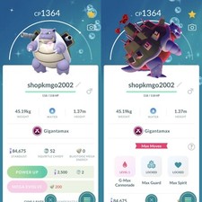 Shiny Gigantamax Blastoise- Read Description