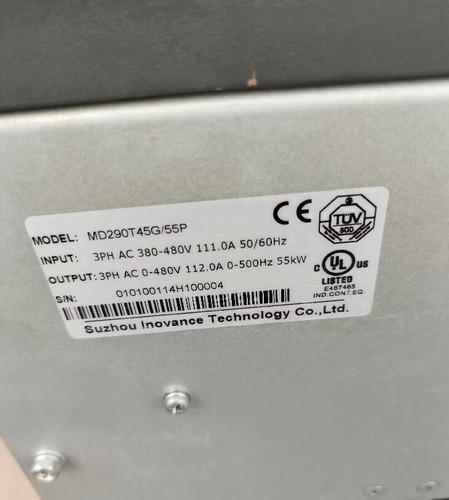 1pc used MD290T45G/55P by DHL or Fedex - Afbeelding 3 van 3