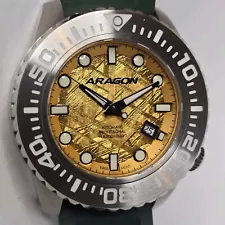 Aragon Evo Meteorite Dial Men's Swiss Automatic Watch A266 45mm