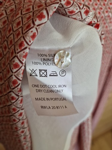 Abito camicia midi seta floreale stampa liberty davvero selvaggia taglia UK6 PREZZO AL PUBBLICO £575 - Foto 22 di 22