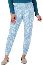 Isaac Mizrahi Live! SOHO Solid and Printed Jogger Blue
